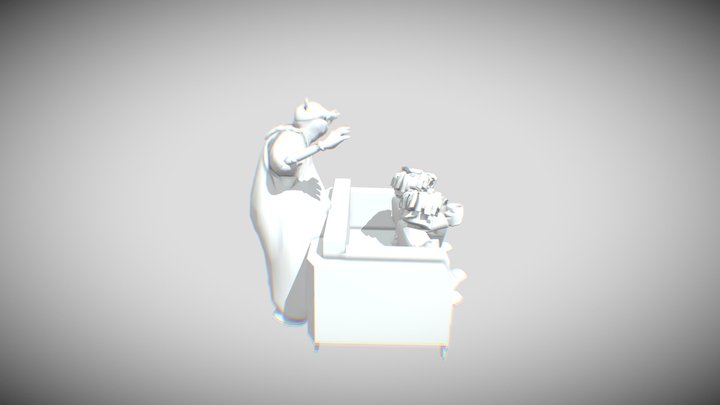 Uncle Samsonite Mit Sofa 3D Model