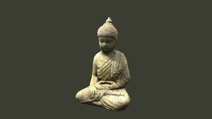 Buddha Statue Scan 3D Model