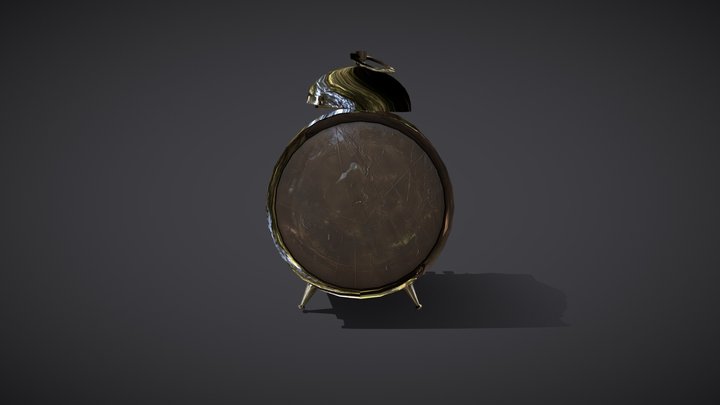 Old alarm clock 3D Model