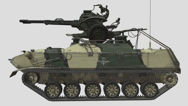 BTR-ZD - USSR 3D Model
