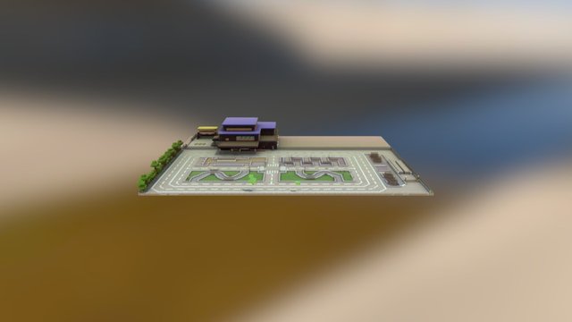 Newtown_Driving_School 3D Model