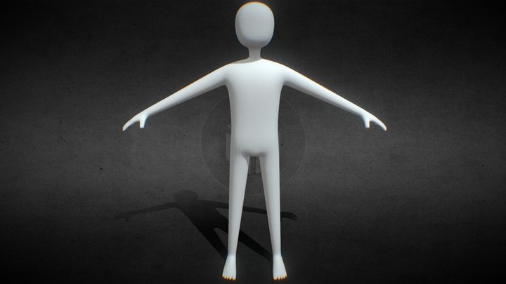 Free Pack - Base Mesh Cartoon 3D Model