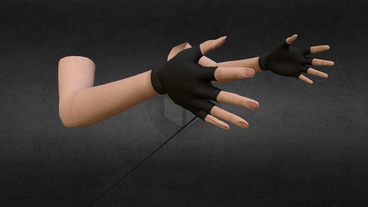 FREE FPS Arms with glove – Kostenloses 3D-Modell STL
