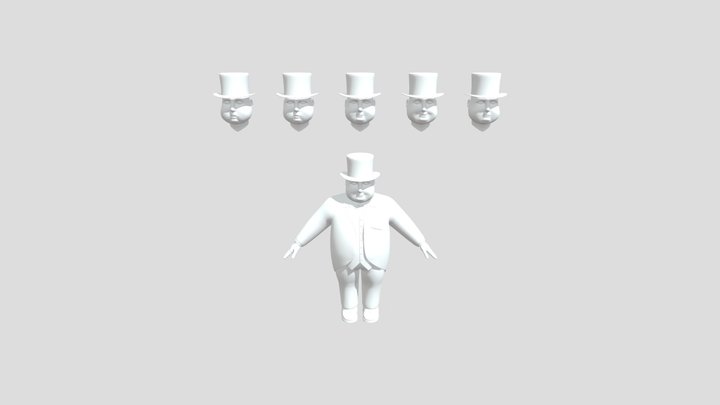 Fat Controller 3D Model