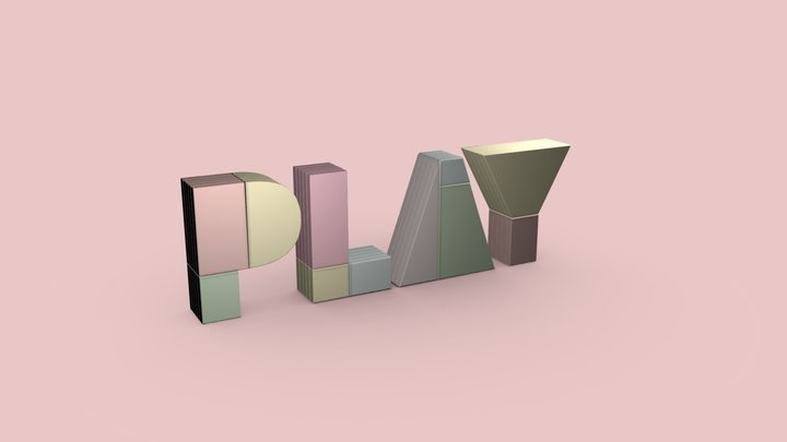 PLAY_SIGNAGE_SIMPLE 3D Model