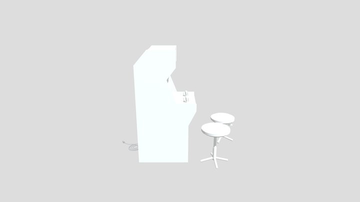 Arcade Cabinet 3D Model