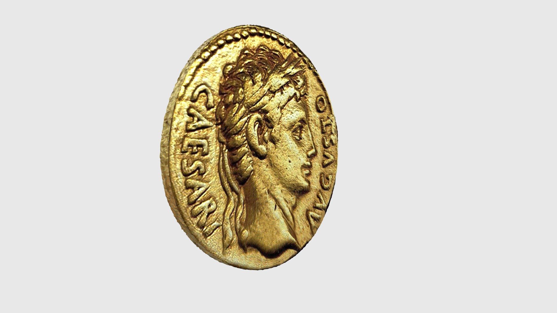 Gold Coin of the Roman Empire-3d print - 3D model by SENSIET (@asensio)  [45405f1]
