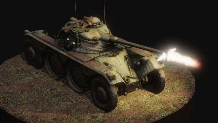 EBR-10 French Wheeled Reconnaissance Vehicle