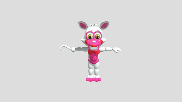 Adventure_FuntimeFoxy(FNaF 2) 3D Model