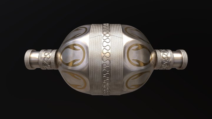 Turkmen Bead 3D Model