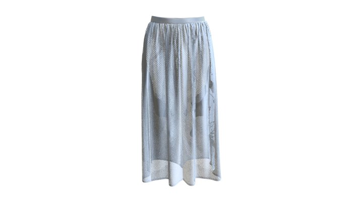 BRIA: Blue Skirt 3D Model