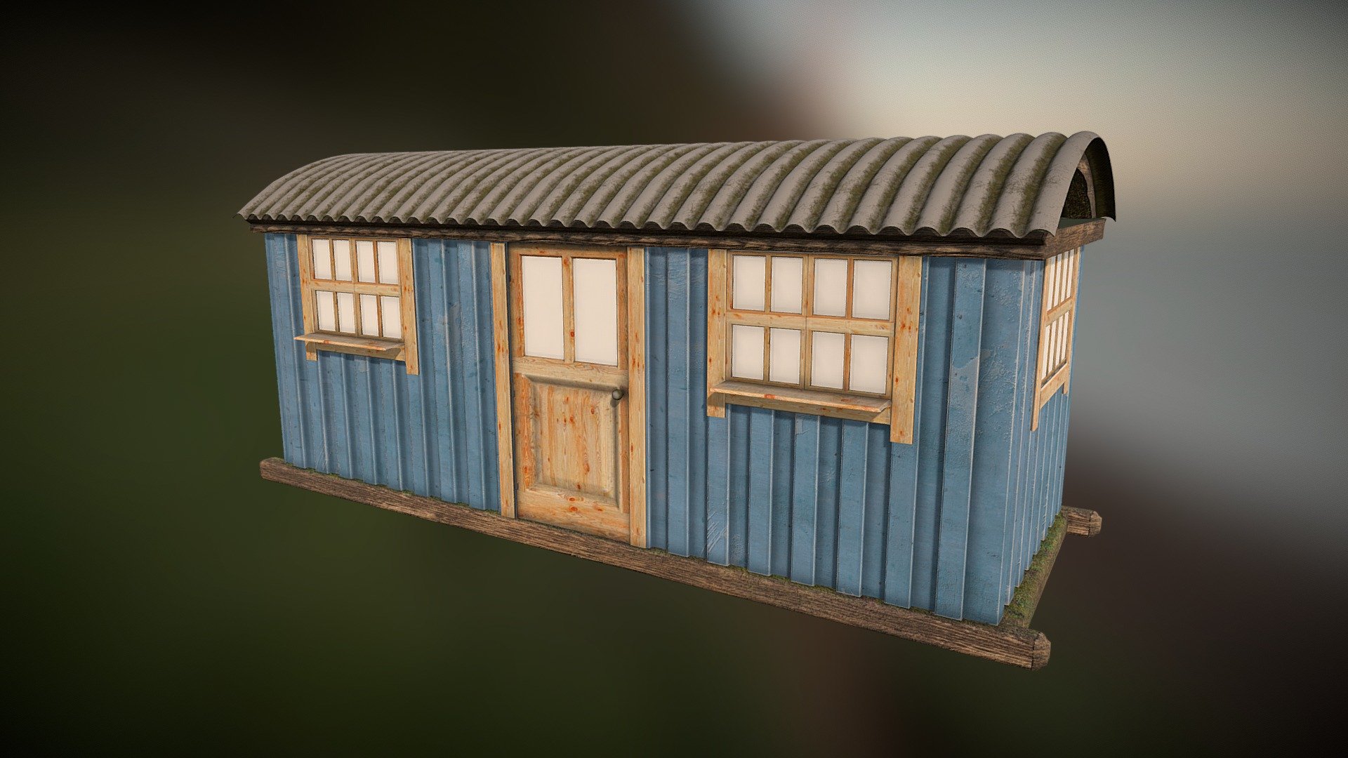 house container forest 3D model by cvato5555 [4542a89] Sketchfab