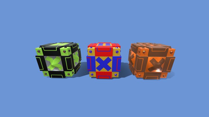 Boxes 3D Model