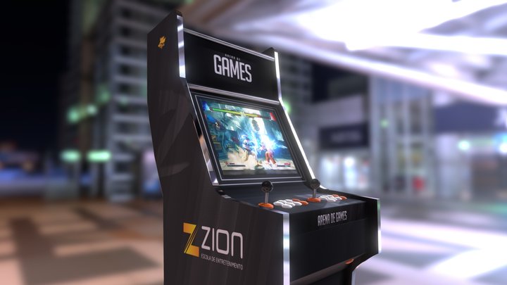 Flipper ZION - Arena de Games 3D Model