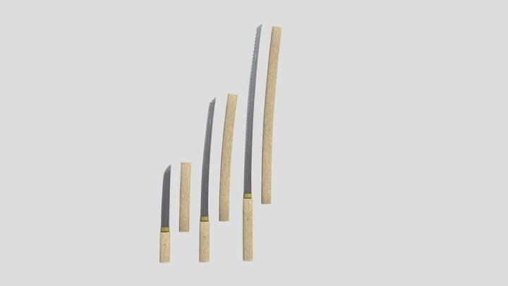 Swordmaster's Blades 3D Model
