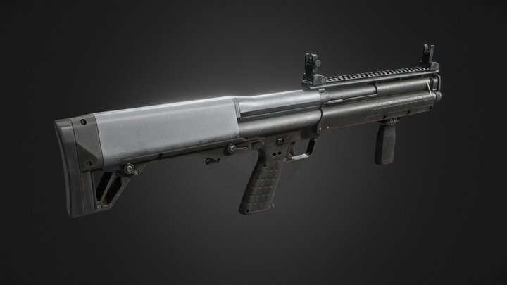 Kel-Tec KSG Shotgun 3D Model