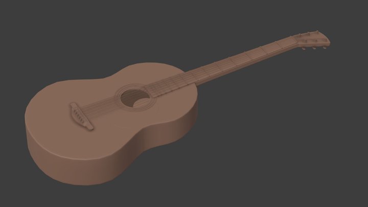 Guitar 3D Model