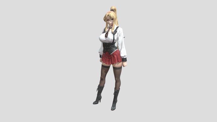Kaori Saeki 3D Model
