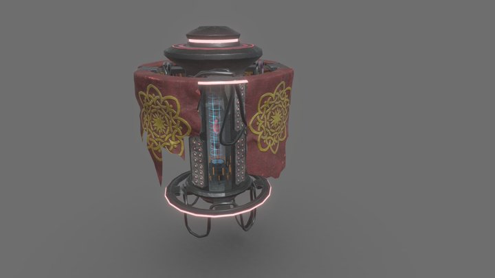 Electric station 3D Model