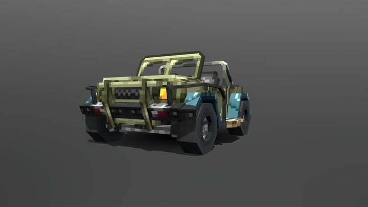 Jeep 2 Seater #𝕋𝕣𝕦𝕔𝕜𝕤&𝕎𝕙𝕖𝕖𝕝𝕤 3D Model