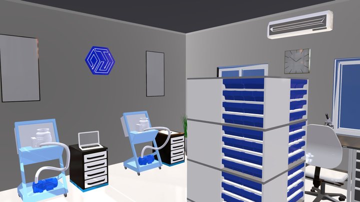 Electronics area 3D Model