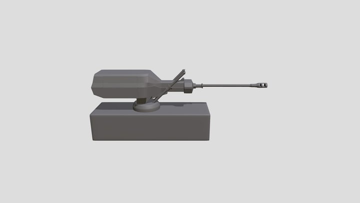 Archer Turret 3D Model
