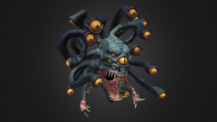 Beholder Creature 3D Model