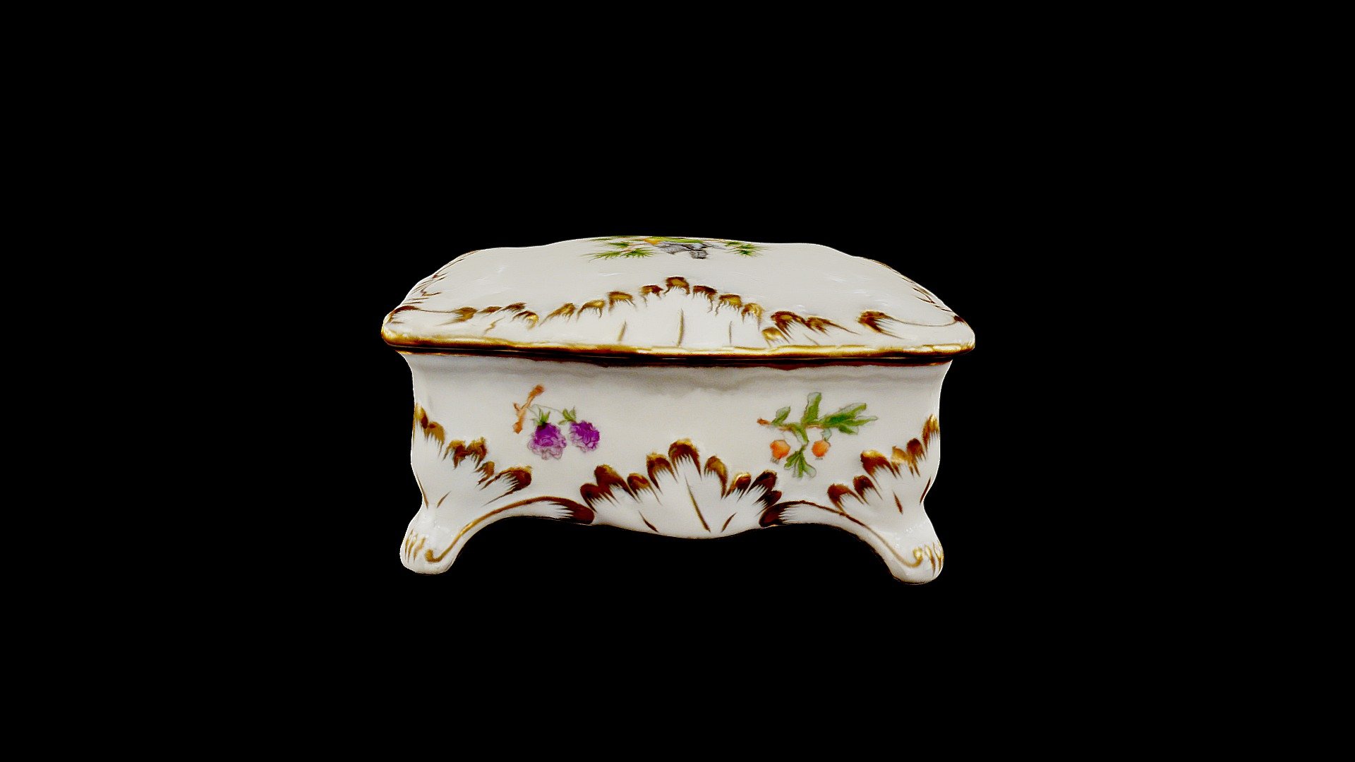 Music box 07849091 EM 3D model by Herend Porcelain Manufactory