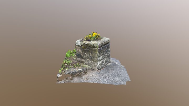 Raised Flower Bed 3D Model