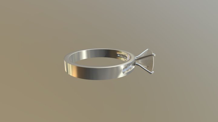 Engagement Ring 3D Model