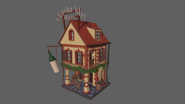 Slovenian Wine Cellar 3D Model