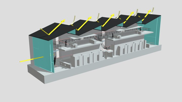 Bodega Mercado - Estrategias de Diseño 3D Model