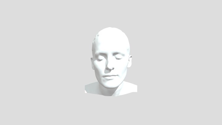 closed eyes 3D Model