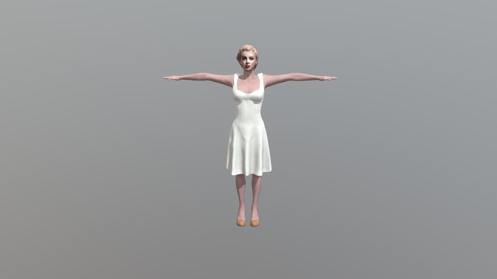 Marilyn Monroe 3D Model