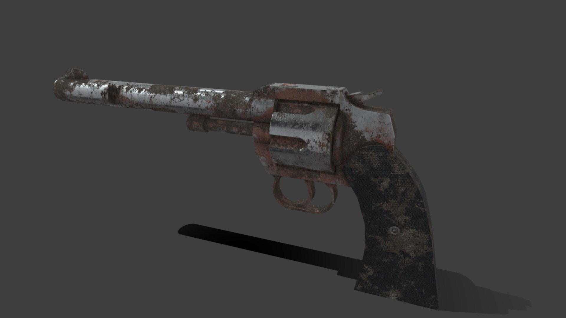 Dirt revolver — Sketchfab embed 3D viewer