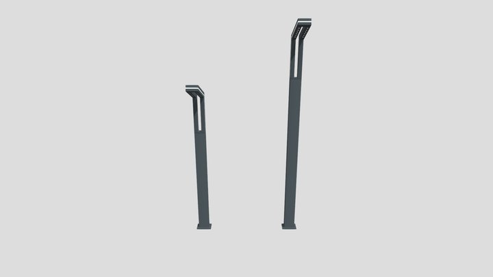 Интеграл с боковой подсветкой GN129-1 3D Model