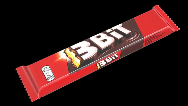 3BIT Chocolate Bar 3D Model
