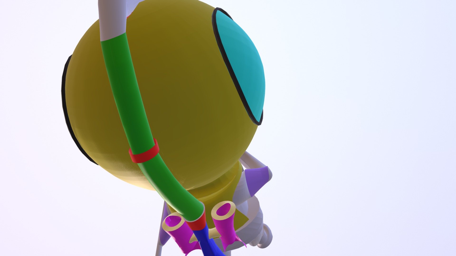 E T Scuba Toy - 3D model by Ethan Thomas (@ethanthomas) [454dbe5 ...