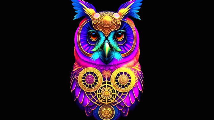 Prismatic Owl – Modello 3D gratuito STL