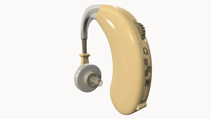 Hearing aid / Слуховой аппарат 3D Model
