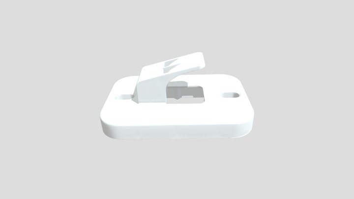 樹脂部品 白 3D Model