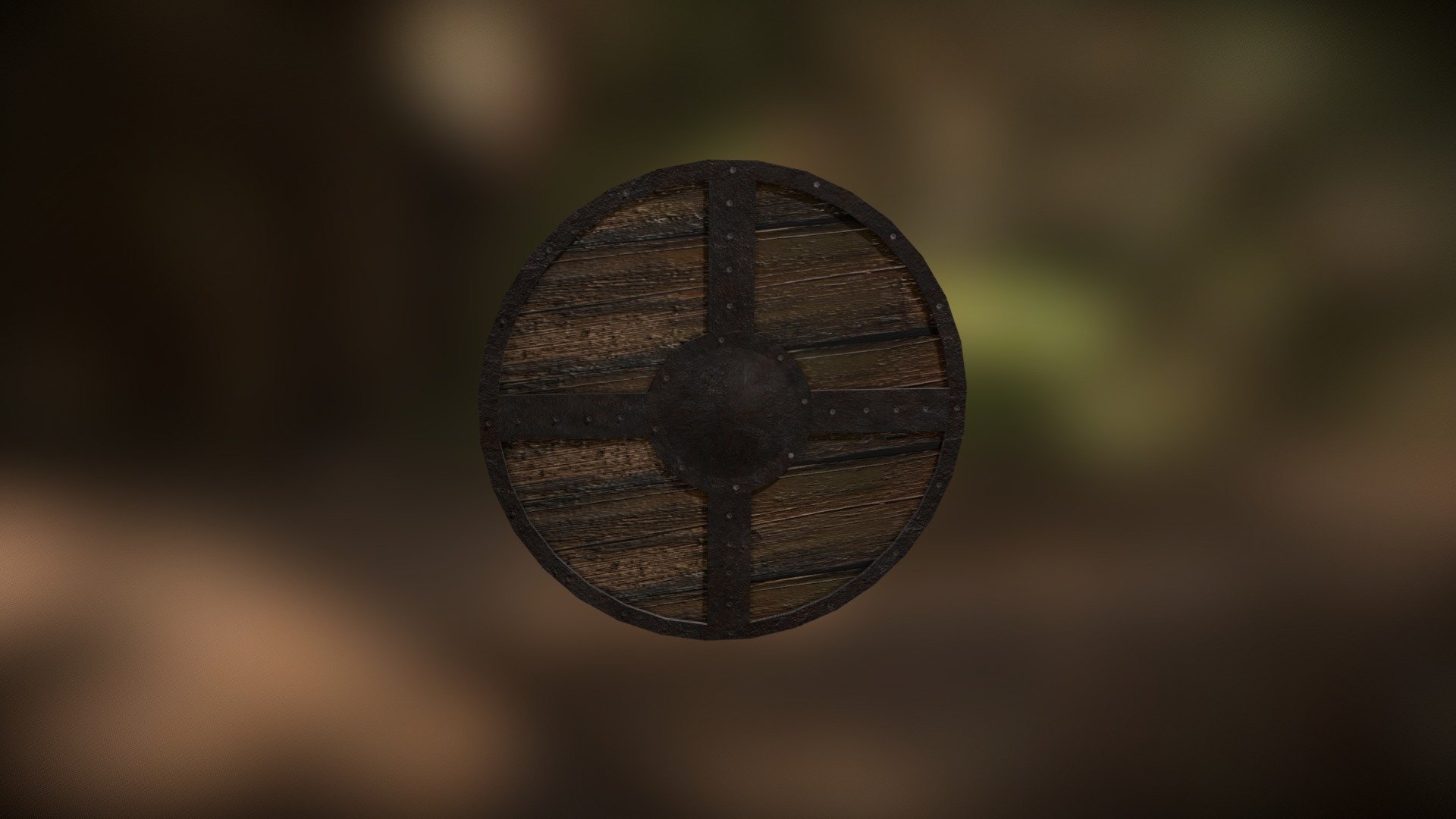 Viking Shield (Low Poly)