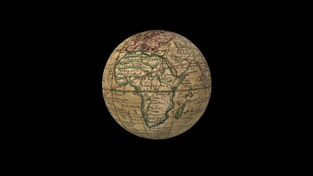 A correct globe with the new discoveries 3D Model