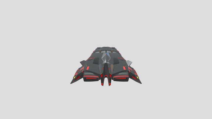 Space_ Ship_DetailedDraft 3D Model