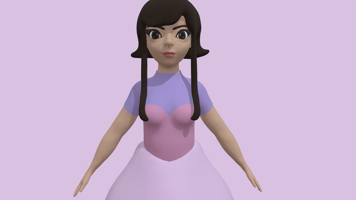 Girl Model 3D Model