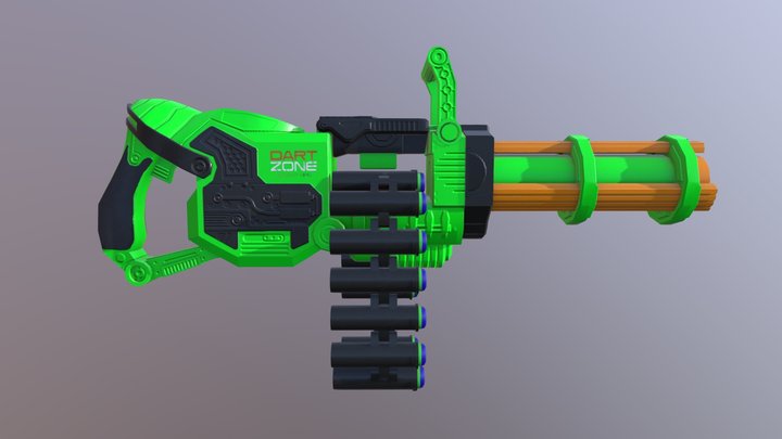 Nerf Blaster 3D Model
