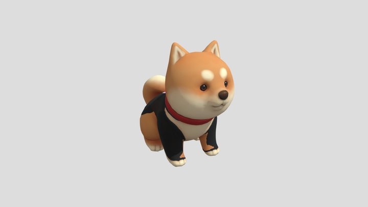 Sweater shiba 3D Model