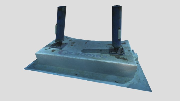Pilars and anodes 3D Model