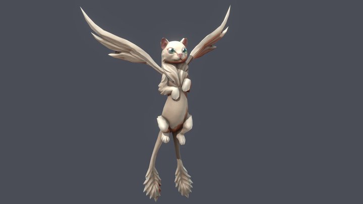 Helper_Angel_2 - PBR 3D Model