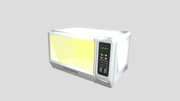 microwave 3D Model